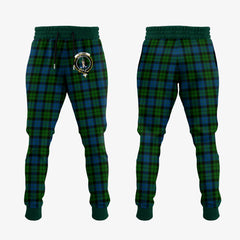 Clan MacKay Modern Tartan Crest Jogger Sweatpants ZA61 Clan MacKay Tartan Today   