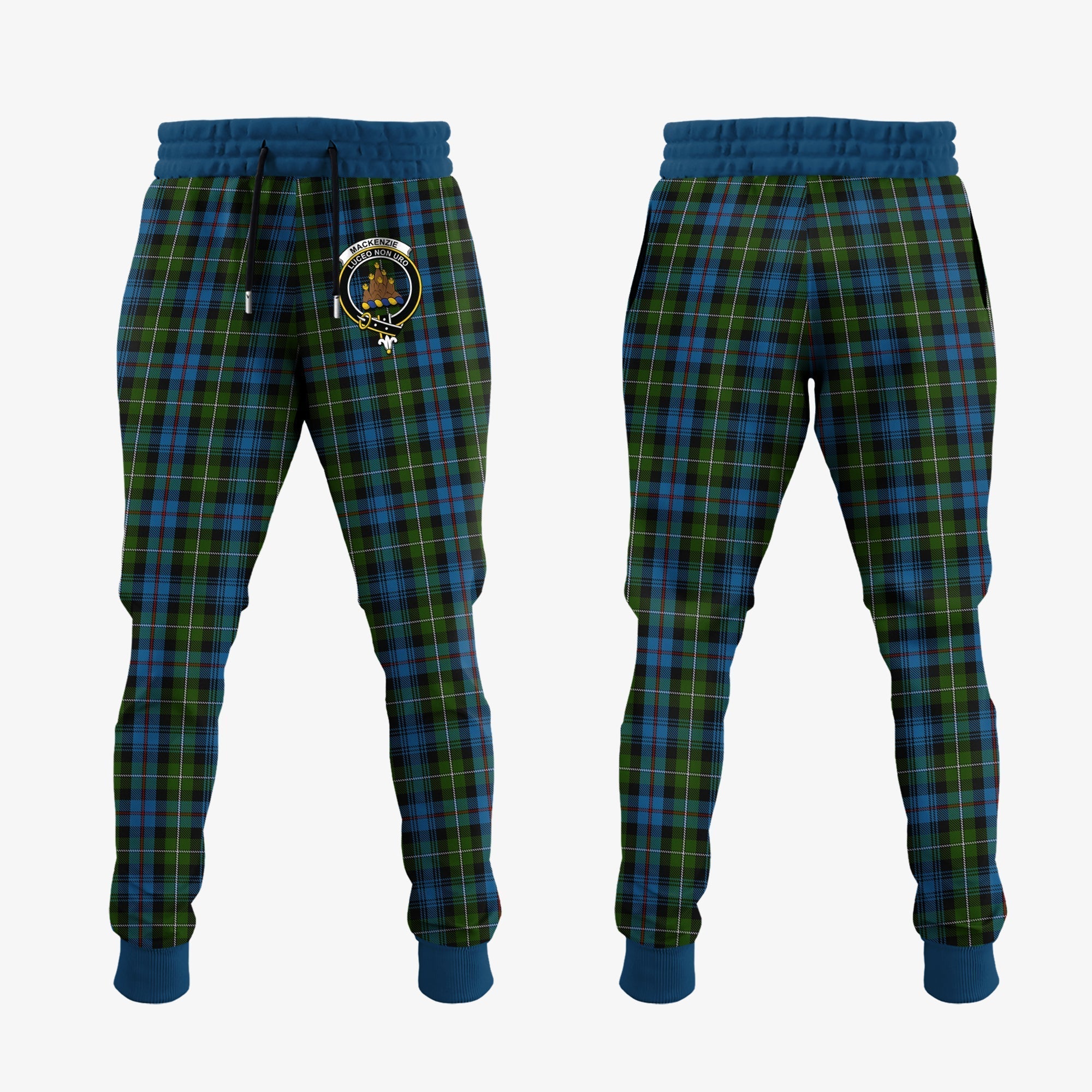 Clan Mackenzie Tartan Crest Jogger Sweatpants YF31 Clan MacKenzie Clan MacKenzie   