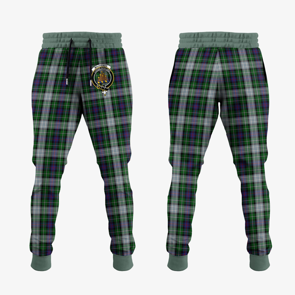 Clan MacKenzie Dress Tartan Crest Jogger Sweatpants JN79 Clan MacKenzie Clan MacKenzie   