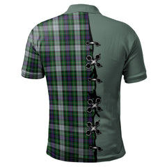 Clan MacKenzie Dress Tartan Polo Shirt - Lion Rampant And Celtic Thistle Style AN78 MacKenzie Dress Tartan Tartan Polo   