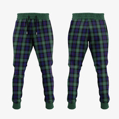 Clan MacKenzie Hunting Green Tartan Crest Jogger Sweatpants DR61 Clan MacKenzie Clan MacKenzie   