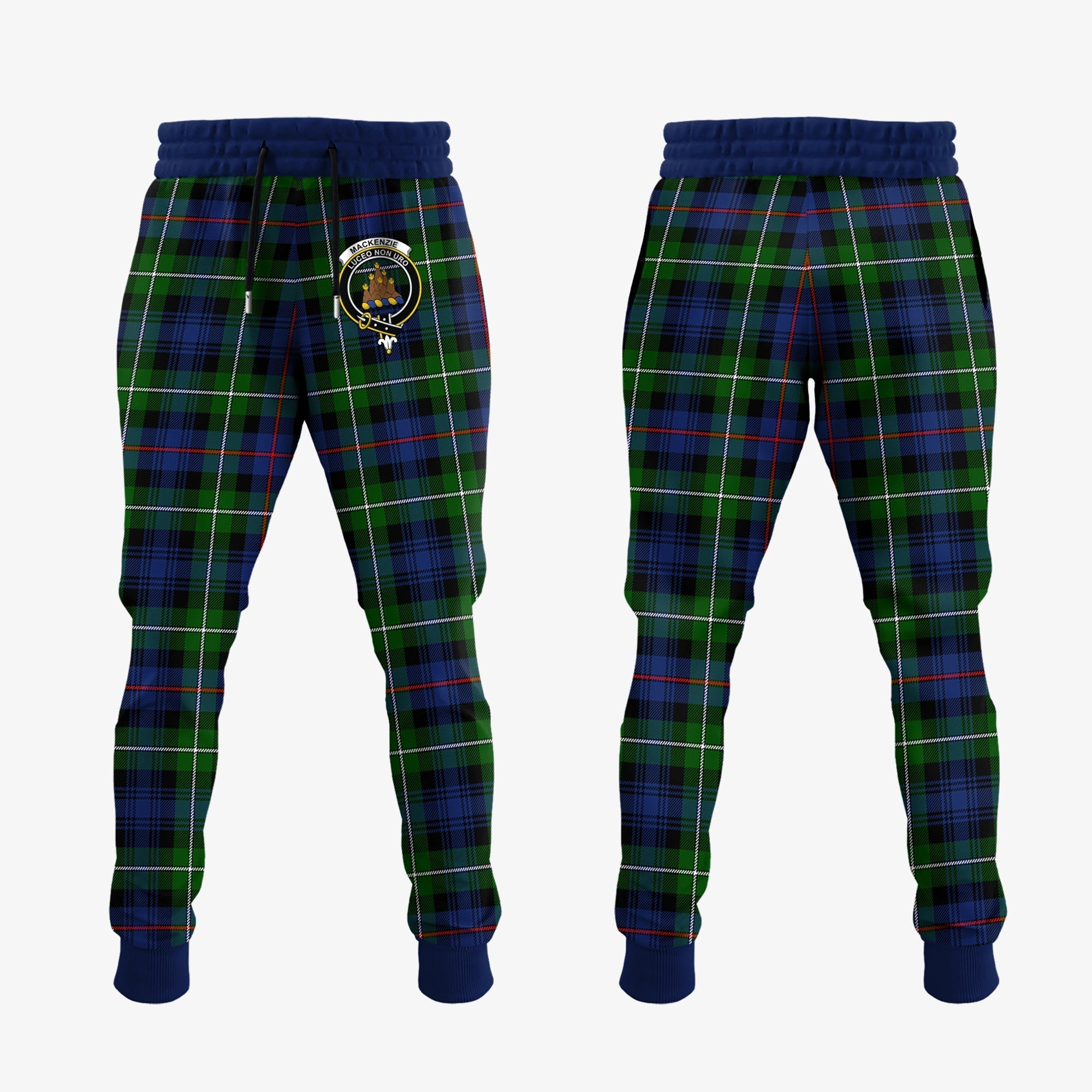 Clan MacKenzie Modern Tartan Crest Jogger Sweatpants KH81 Clan MacKenzie Clan MacKenzie   