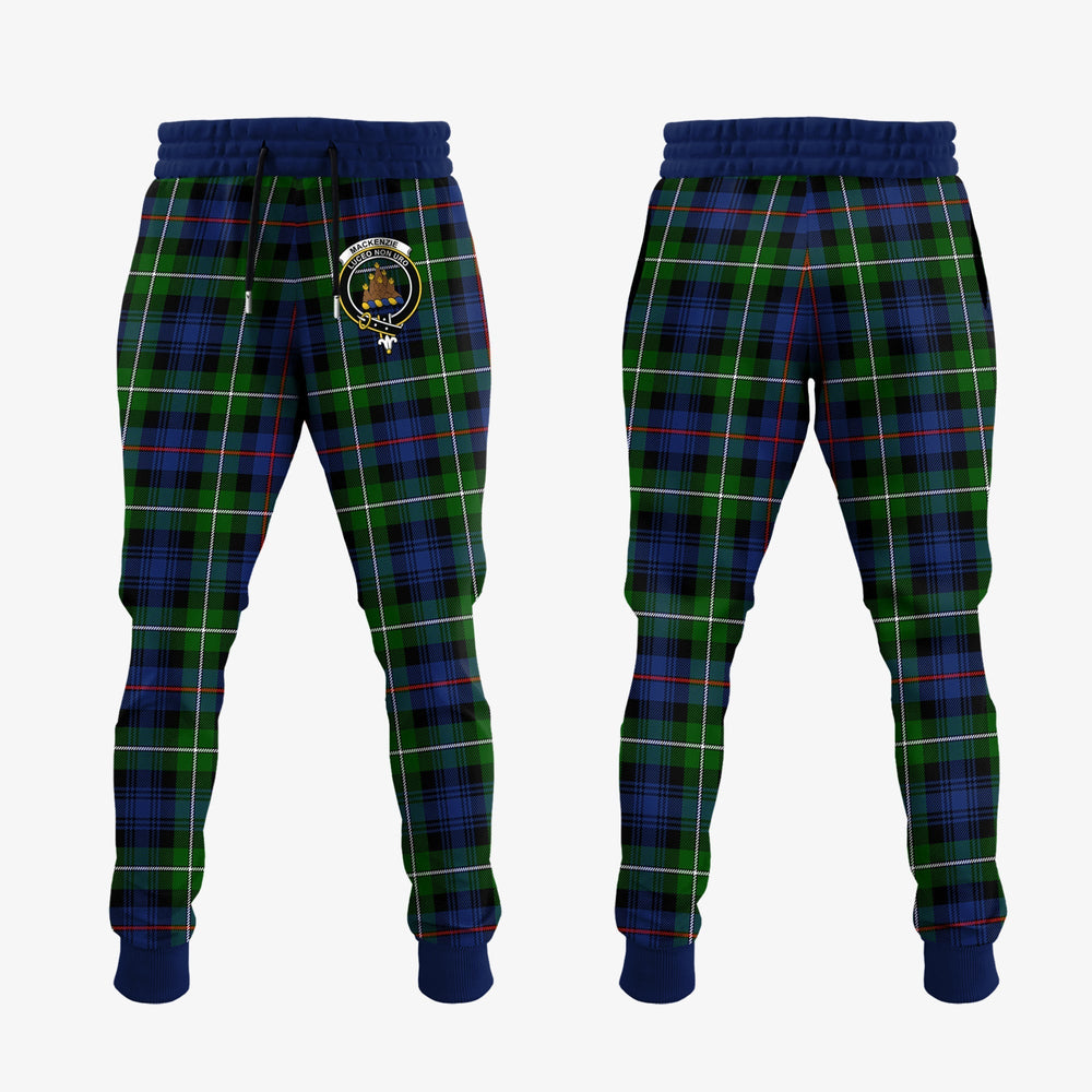 Clan MacKenzie Modern Tartan Crest Jogger Sweatpants KH81 Clan MacKenzie Clan MacKenzie   
