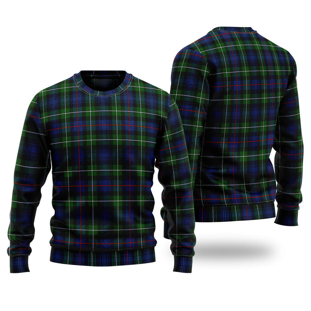Clan MacKenzie Modern Tartan Christmas Ugly Sweater RY40 MacKenzie Modern Tartan Tartan Sweater   