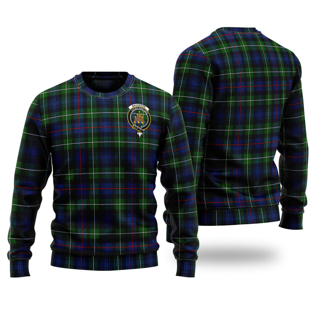 Clan MacKenzie Modern Tartan Christmas Ugly Sweater RY40 MacKenzie Modern Tartan Tartan Sweater   