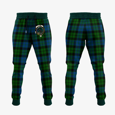 Clan MacKie Tartan Crest Jogger Sweatpants