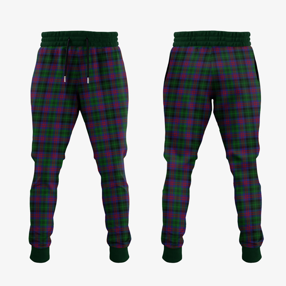 Clan MacLachlan Hunting Tartan Crest Jogger Sweatpants AK48  Tartan Today   