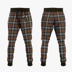 Clan MacLaren Weathered Tartan Crest Jogger Sweatpants GF16  Tartan Today   