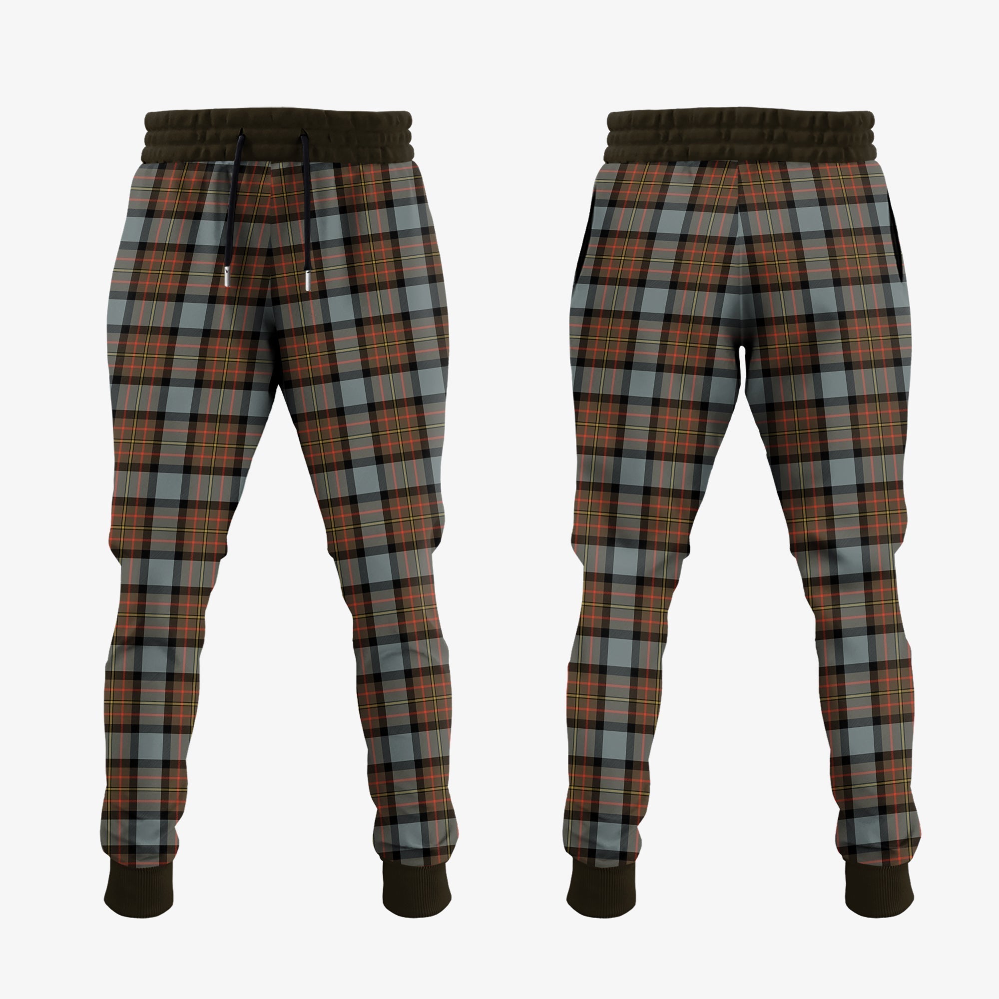 Clan MacLaren Weathered Tartan Crest Jogger Sweatpants GF16  Tartan Today   