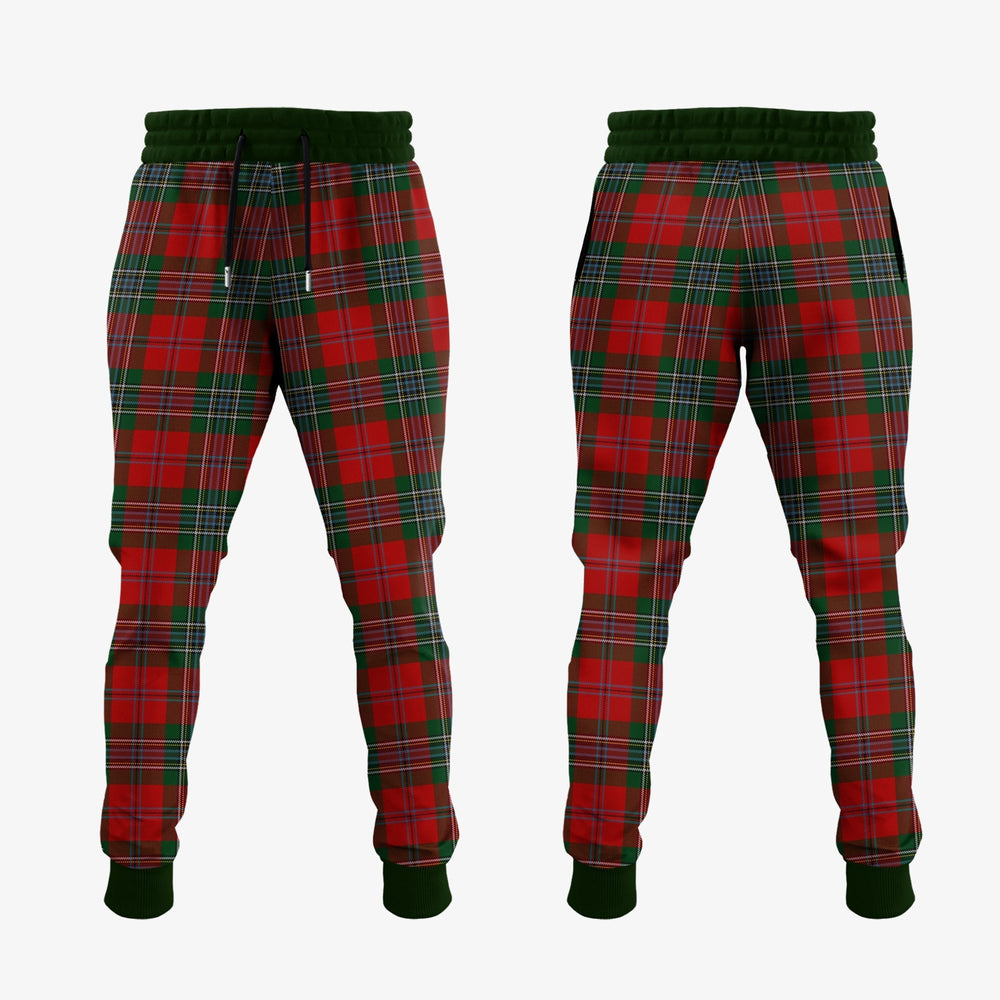 Clan MacLean Tartan Crest Jogger Sweatpants UU50  Tartan Today   