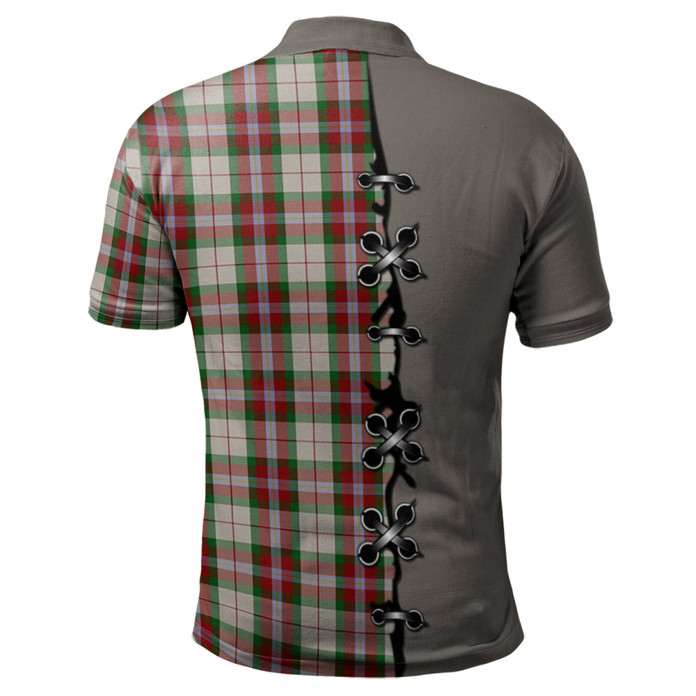 Clan MacLean Dress Tartan Polo Shirt - Lion Rampant And Celtic Thistle Style XP66 MacLean Dress Tartan Tartan Polo   
