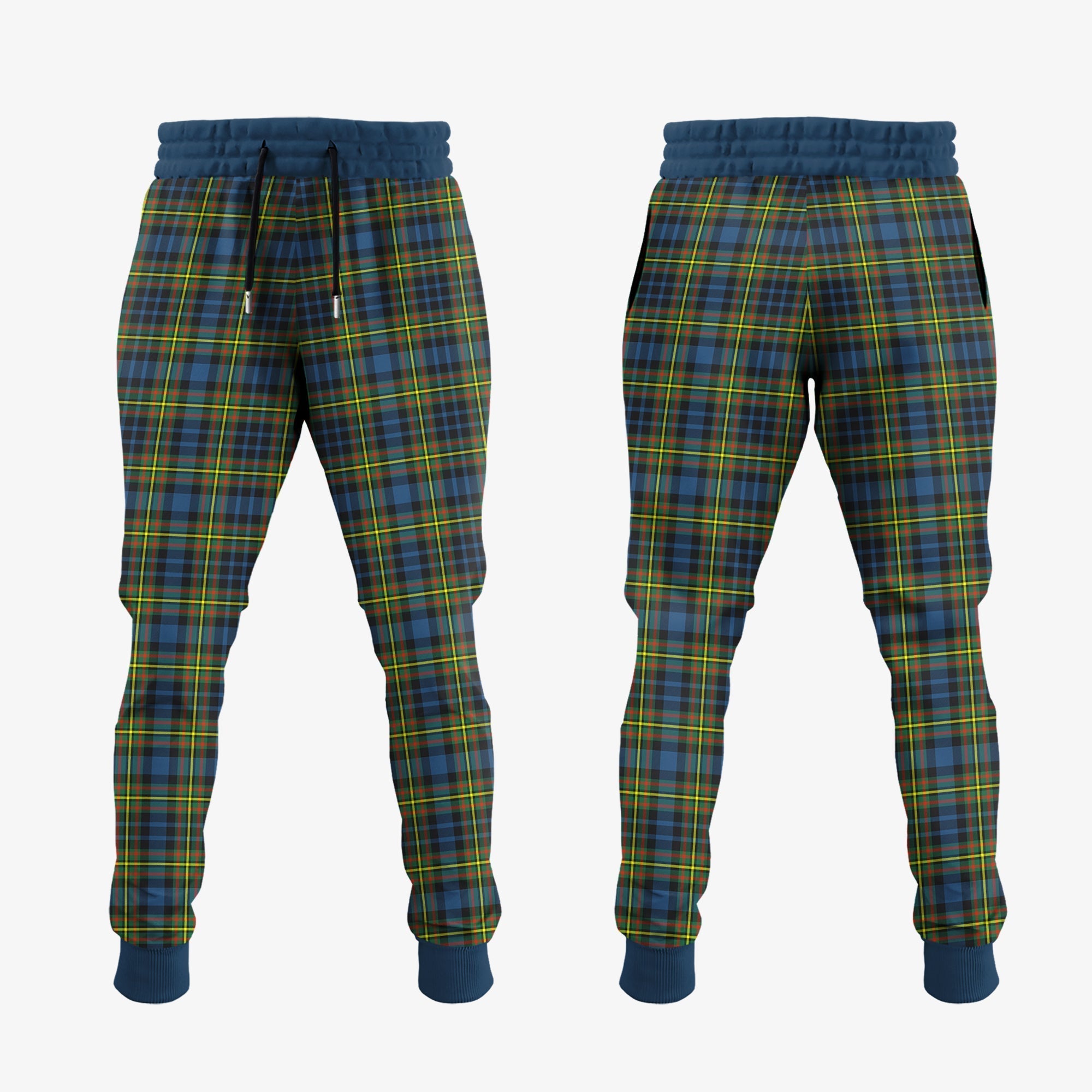 Clan MacLellan Ancient Tartan Crest Jogger Sweatpants AT51  Tartan Today   