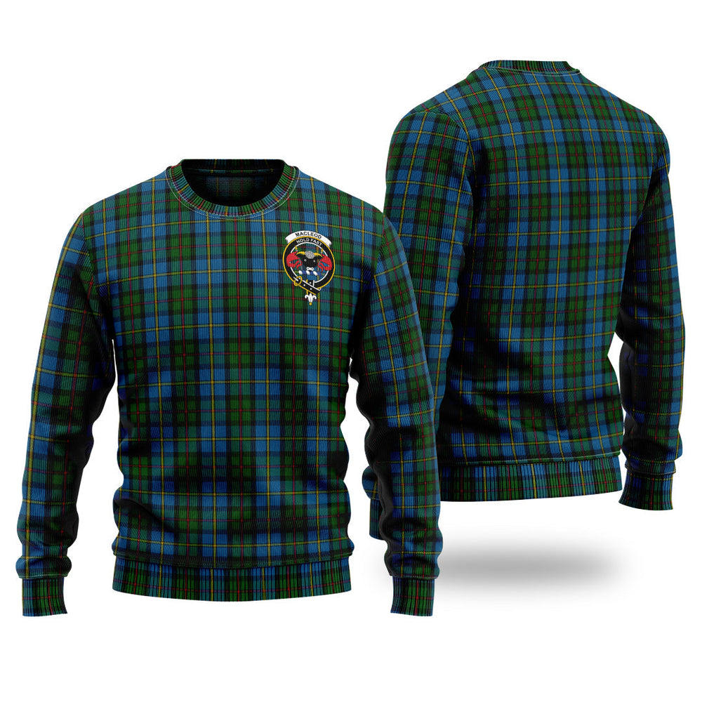 Clan MacLeod Green Tartan Christmas Ugly Sweater SH71 MacLeod Green Tartan Tartan Sweater   