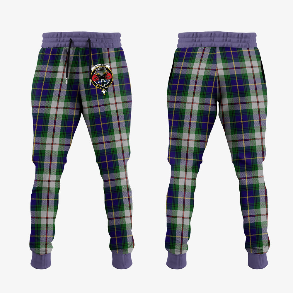 Clan MacLeod Of Californian Tartan Crest Jogger Sweatpants KP26  Tartan Today   