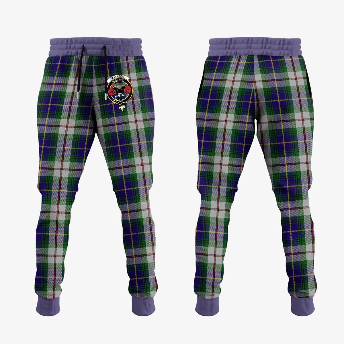Clan MacLeod Of Californian Tartan Crest Jogger Sweatpants KP26  Tartan Today   