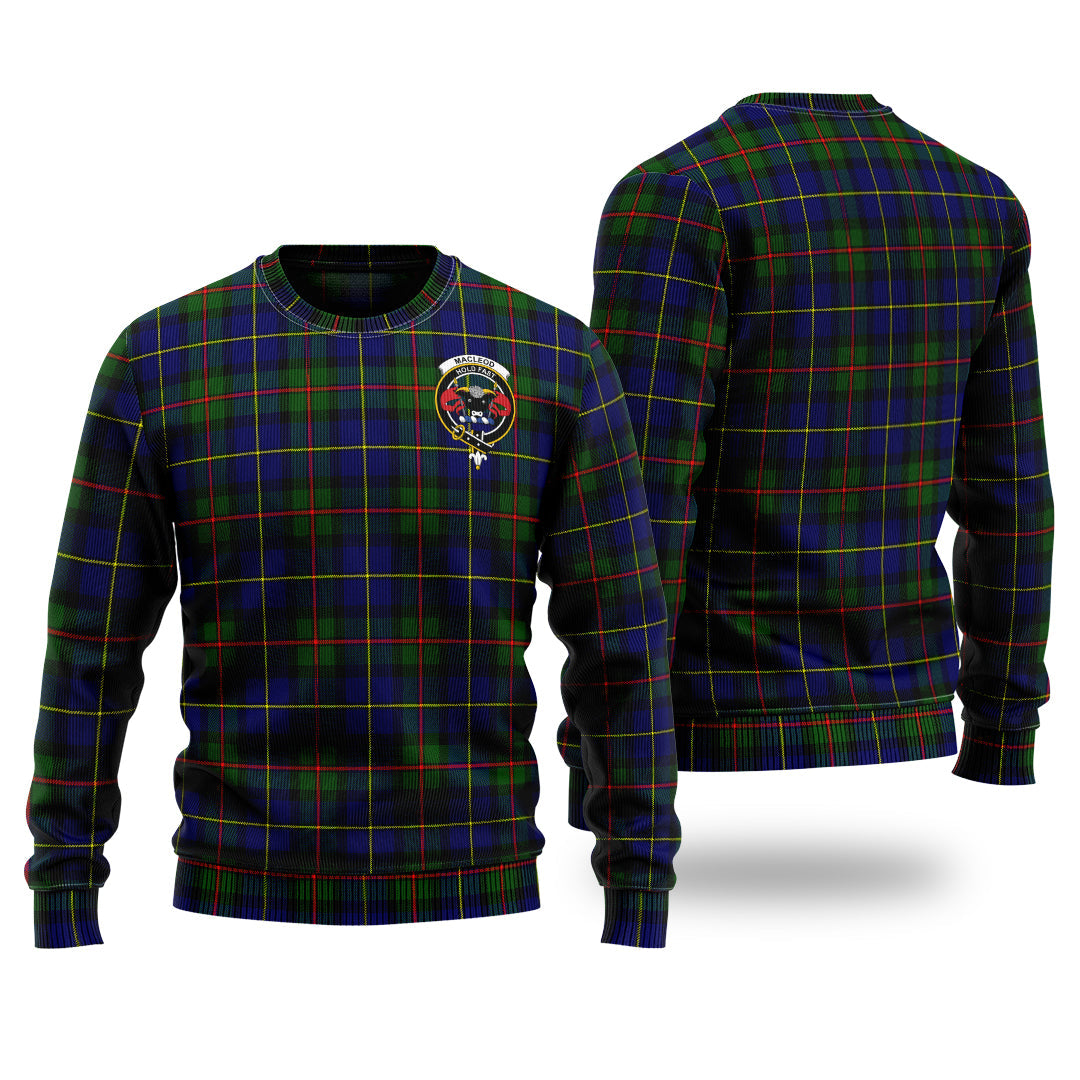 Clan MacLeod Of Harris Modern Tartan Christmas Ugly Sweater BO36 MacLeod Of Harris Modern Tartan Tartan Sweater   