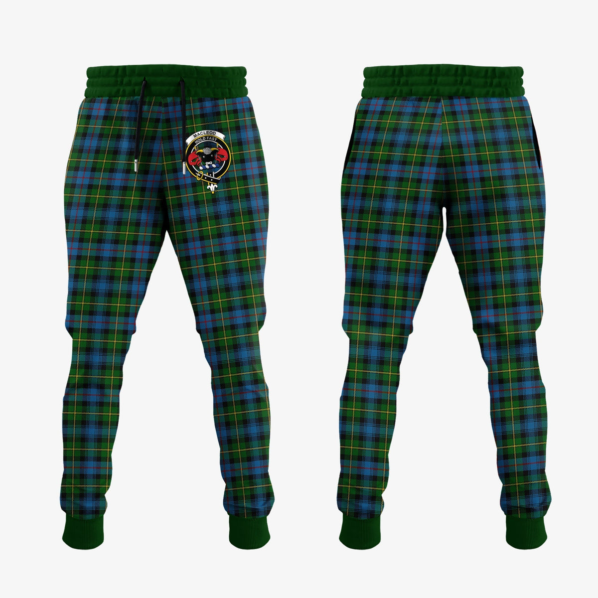 Clan MacLeod Of Skye Tartan Crest Jogger Sweatpants VD20  Tartan Today   