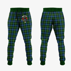 Clan MacLeod Of Skye Tartan Crest Jogger Sweatpants VD20  Tartan Today   