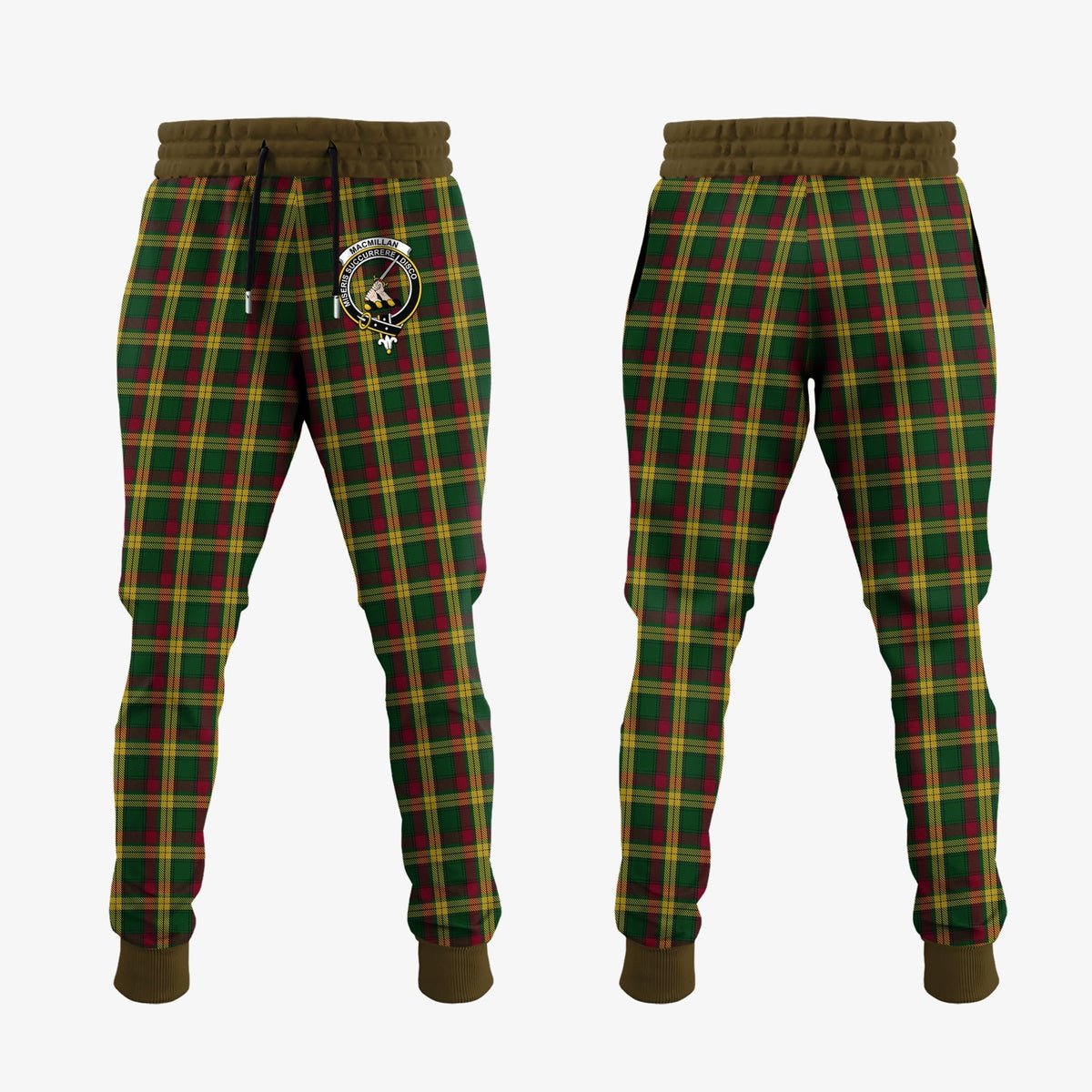 Clan MacMillan Ancient Tartan Crest Jogger Sweatpants FN79 Clan MacMillan Tartan Today   