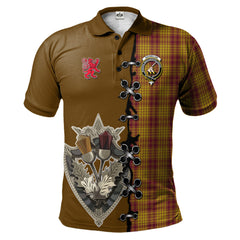 Clan MacMillan Dress Tartan Polo Shirt - Lion Rampant And Celtic Thistle Style SO45 MacMillan Dress Tartan Tartan Polo   