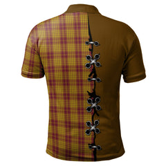 Clan MacMillan Dress Tartan Polo Shirt - Lion Rampant And Celtic Thistle Style SO45 MacMillan Dress Tartan Tartan Polo   