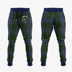Clan MacMillan Hunting Tartan Crest Jogger Sweatpants BS14 Clan MacMillan Tartan Today   