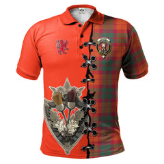 Clan MacNab Ancient Tartan Polo Shirt - Lion Rampant And Celtic Thistle Style TY95 MacNab Ancient Tartan Tartan Polo   
