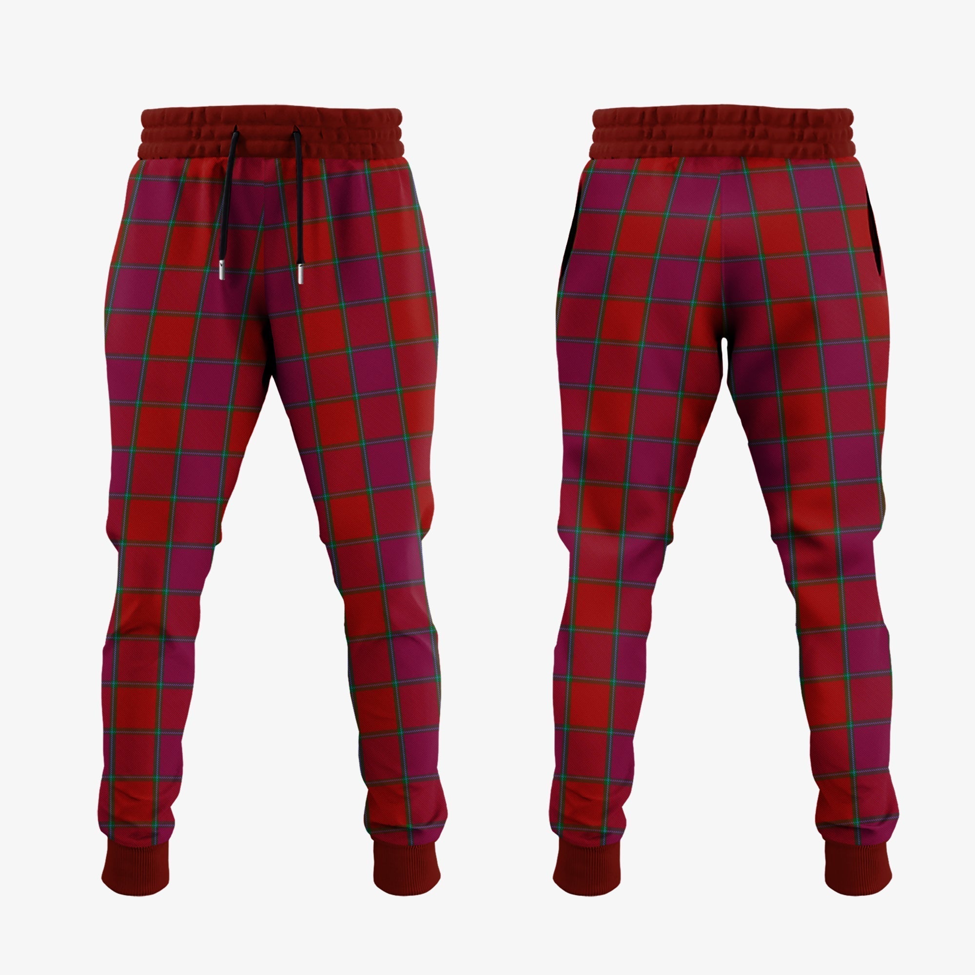 Clan MacNab Old Tartan Crest Jogger Sweatpants BO33 Clan MacNab Tartan Today   