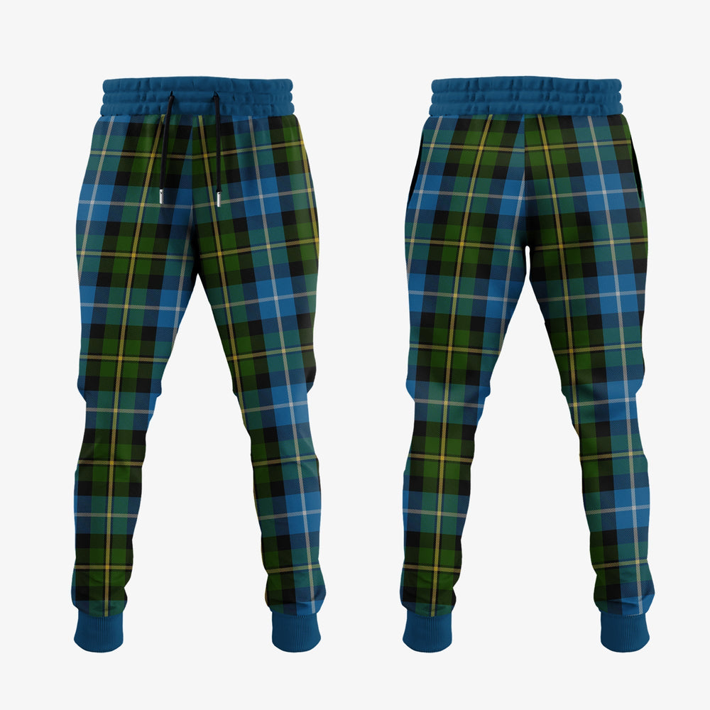 Clan MacNeil Of Barra Tartan Crest Jogger Sweatpants WH56 Clan MacNeil / MacNeill Tartan Today   