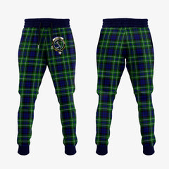 Clan MacNeil Of Colonsay Modern Tartan Crest Jogger Sweatpants SD30 Clan MacNeil / MacNeill Tartan Today   