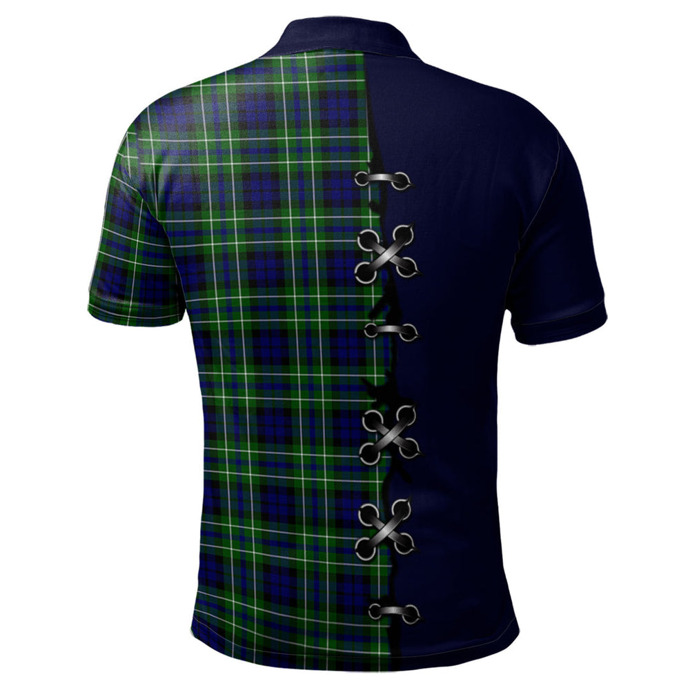 Clan MacNeil of Colonsay Modern Tartan Polo Shirt - Lion Rampant And Celtic Thistle Style OU75 MacNeil of Colonsay Modern Tartan Tartan Polo   