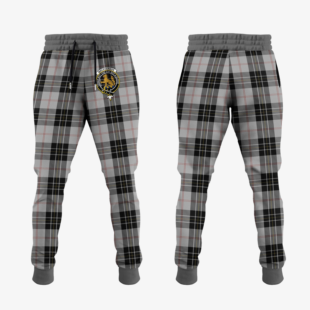Clan MacPherson Dress Tartan Crest Jogger Sweatpants YX44 Clan MacPherson Tartan Today   