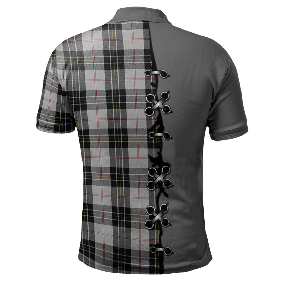 Clan MacPherson Dress Tartan Polo Shirt - Lion Rampant And Celtic Thistle Style LZ71 MacPherson Dress Tartan Tartan Polo   