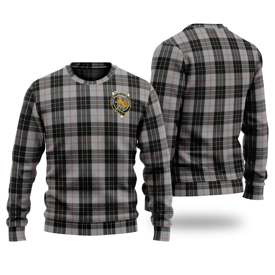 Clan MacPherson Dress Tartan Christmas Ugly Sweater DV35 MacPherson Dress Tartan Tartan Sweater   
