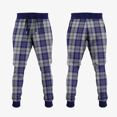 Clan MacPherson Dress Blue Tartan Crest Jogger Sweatpants XB36 Clan MacPherson Tartan Today   