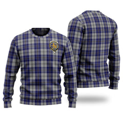 Clan MacPherson Dress Blue Tartan Christmas Ugly Sweater ZA53 MacPherson Dress Blue Tartan Tartan Sweater   