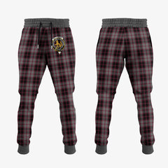 Clan MacPherson Hunting Tartan Crest Jogger Sweatpants WZ44 Clan MacPherson Tartan Today   