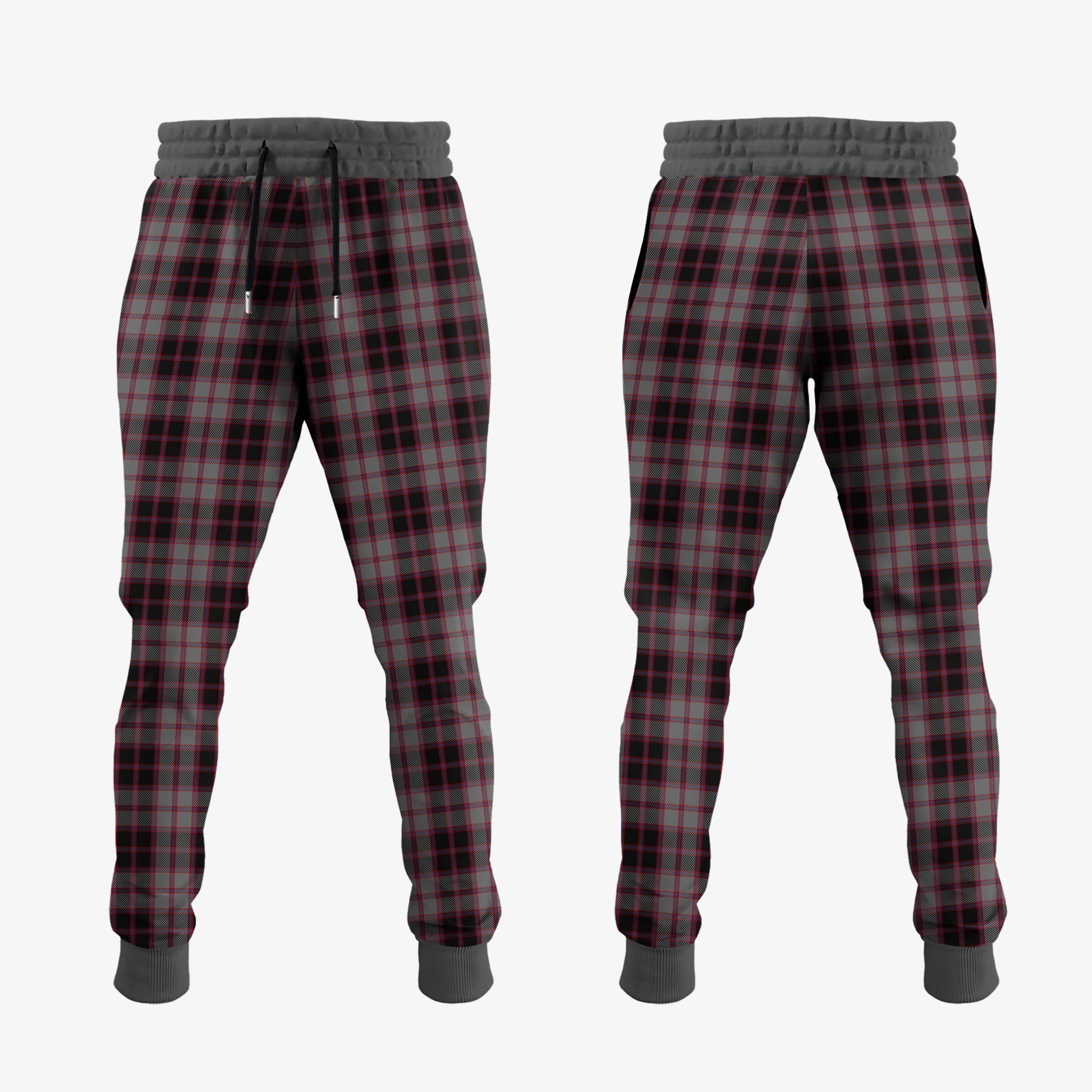 Clan MacPherson Hunting Tartan Crest Jogger Sweatpants WZ44 Clan MacPherson Tartan Today   