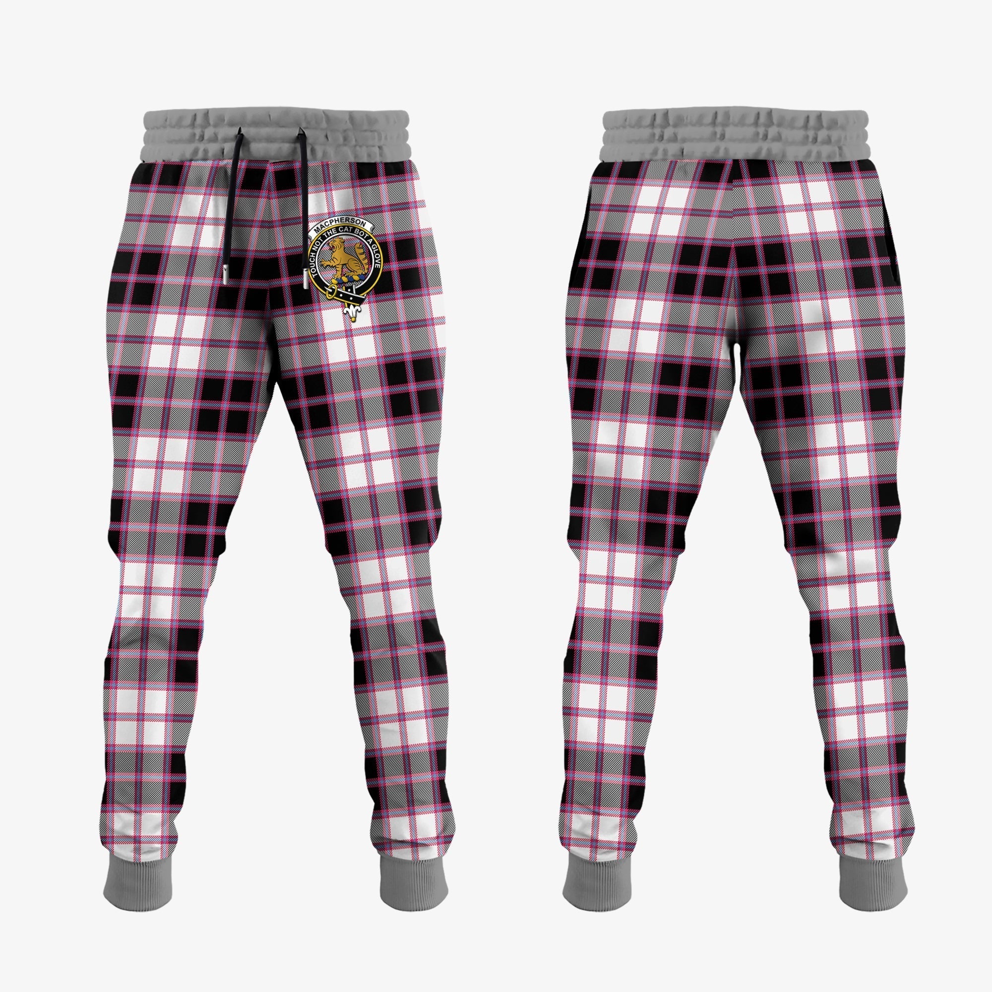 Clan MacPherson Hunting Modern Tartan Crest Jogger Sweatpants DZ16 Clan MacPherson Tartan Today   