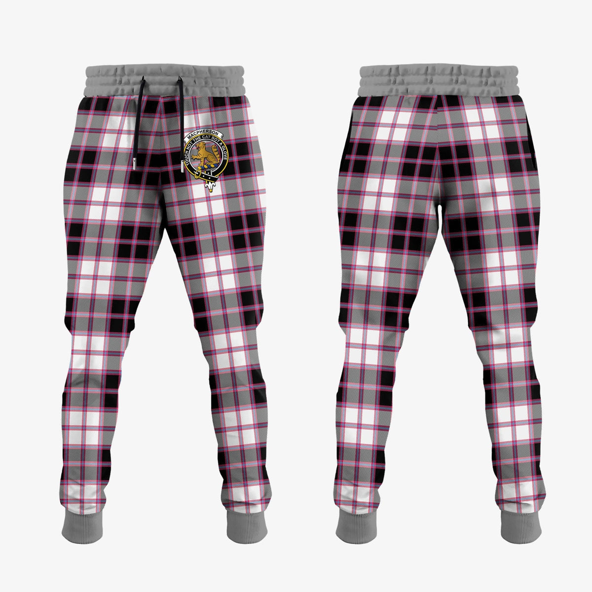 Clan MacPherson Hunting Modern Tartan Crest Jogger Sweatpants DZ16 Clan MacPherson Tartan Today   