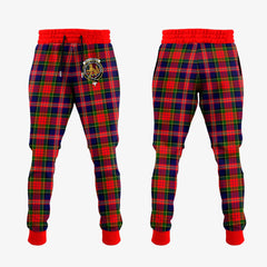 Clan MacPherson Modern Tartan Crest Jogger Sweatpants CY19 Clan MacPherson Tartan Today   