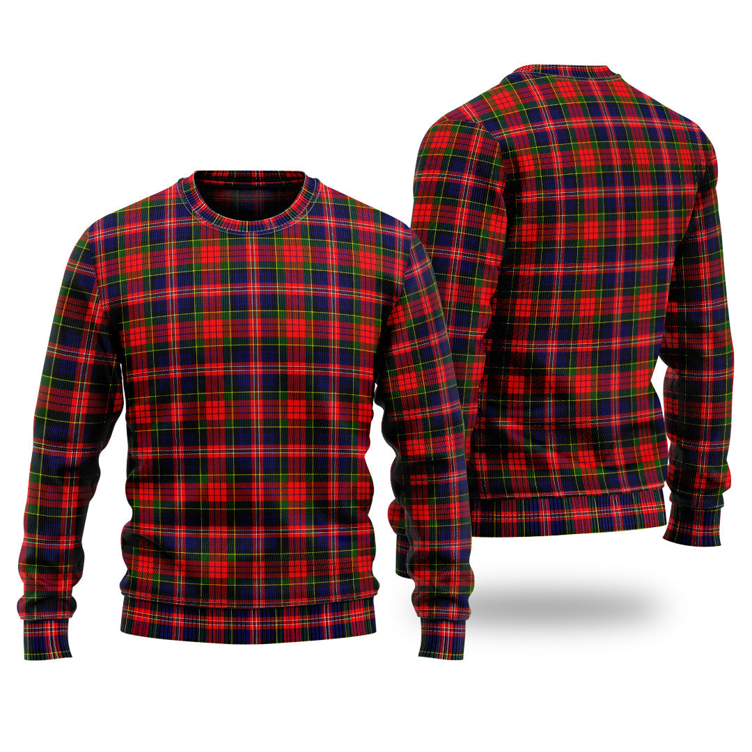 Clan MacPherson Modern Tartan Christmas Ugly Sweater RU38 MacPherson Modern Tartan Tartan Sweater   