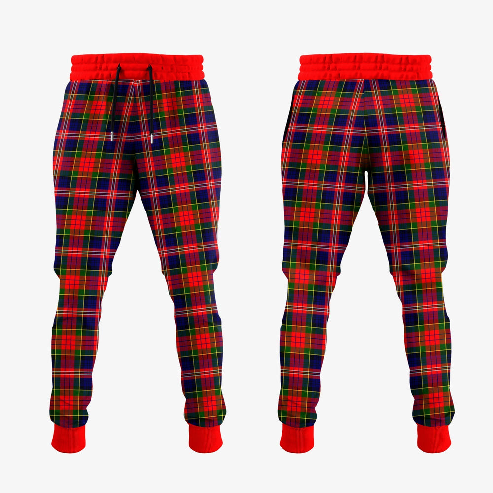 Clan MacPherson Modern Tartan Crest Jogger Sweatpants CY19 Clan MacPherson Tartan Today   