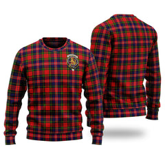 Clan MacPherson Modern Tartan Christmas Ugly Sweater RU38 MacPherson Modern Tartan Tartan Sweater   