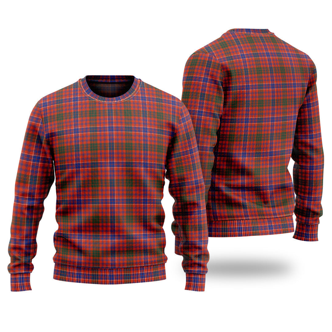 Clan MacRae Ancient Tartan Christmas Ugly Sweater KB40 MacRae Ancient Tartan Tartan Sweater   