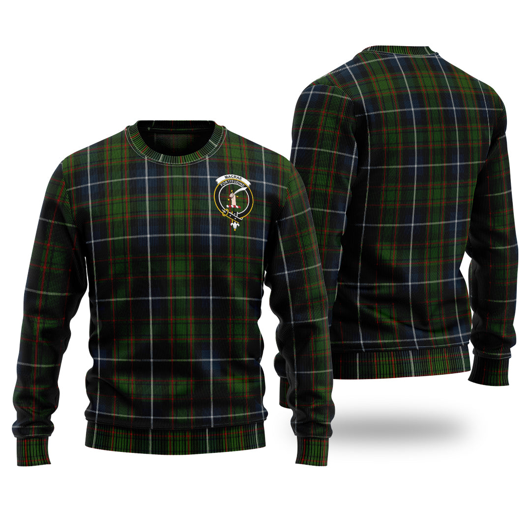 Clan MacRae Hunting Tartan Christmas Ugly Sweater KJ84 MacRae Hunting Tartan Tartan Sweater   