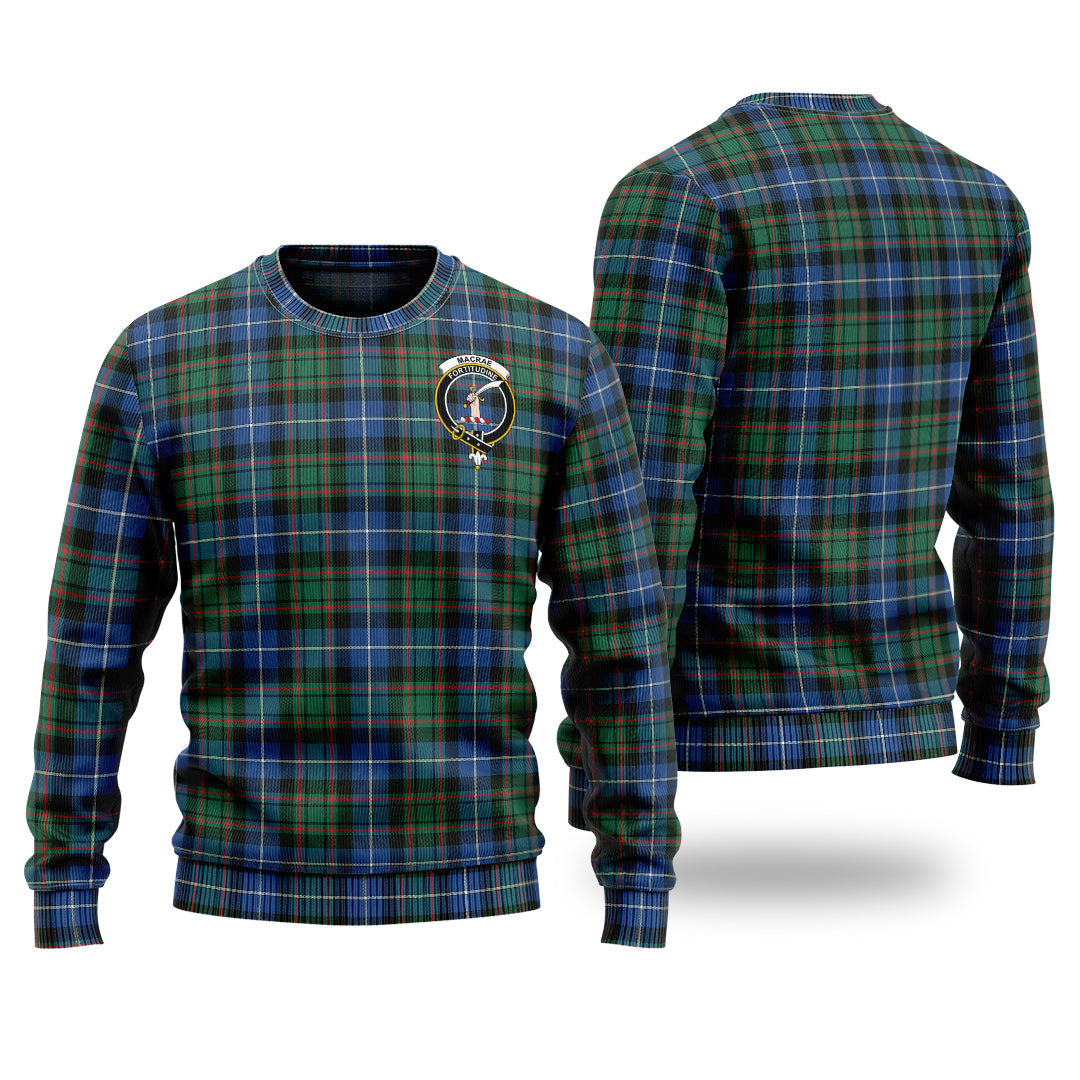 Clan MacRae Hunting Ancient Tartan Christmas Ugly Sweater BY77 MacRae Hunting Ancient Tartan Tartan Sweater   