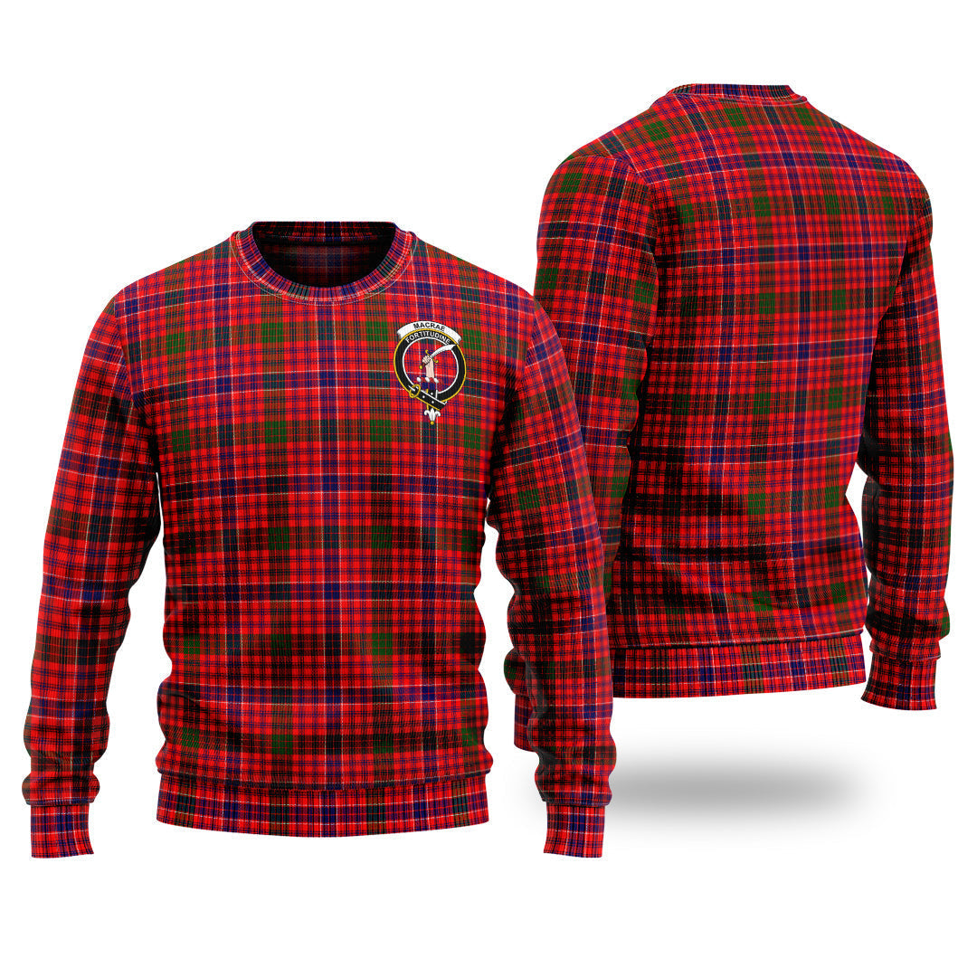 Clan MacRae Modern Tartan Christmas Ugly Sweater RA35 MacRae Modern Tartan Tartan Sweater   
