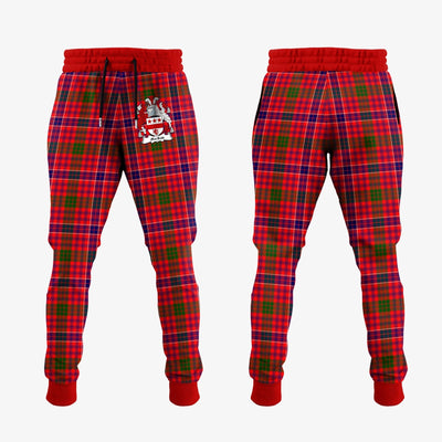 Clan MacRow Tartan Crest Jogger Sweatpants