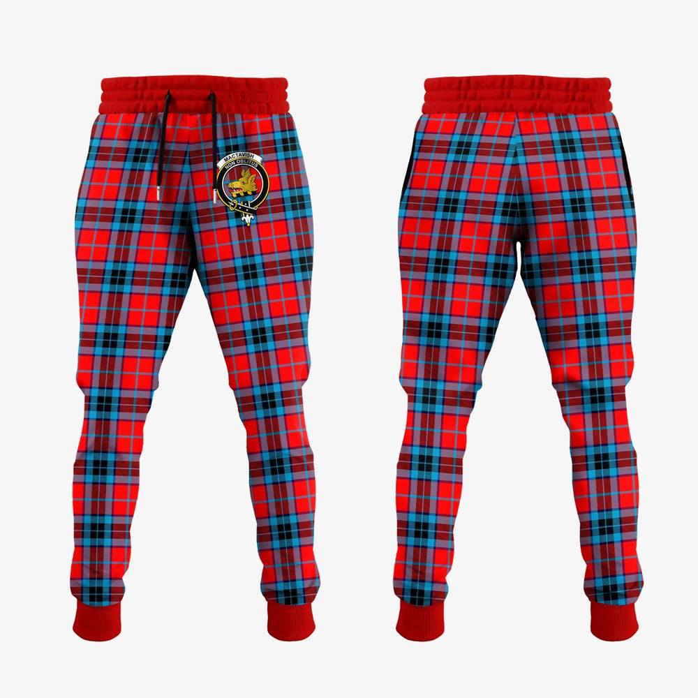 Clan MacTavish Modern Tartan Crest Jogger Sweatpants VL37 Clan MacTavish Tartan Today   